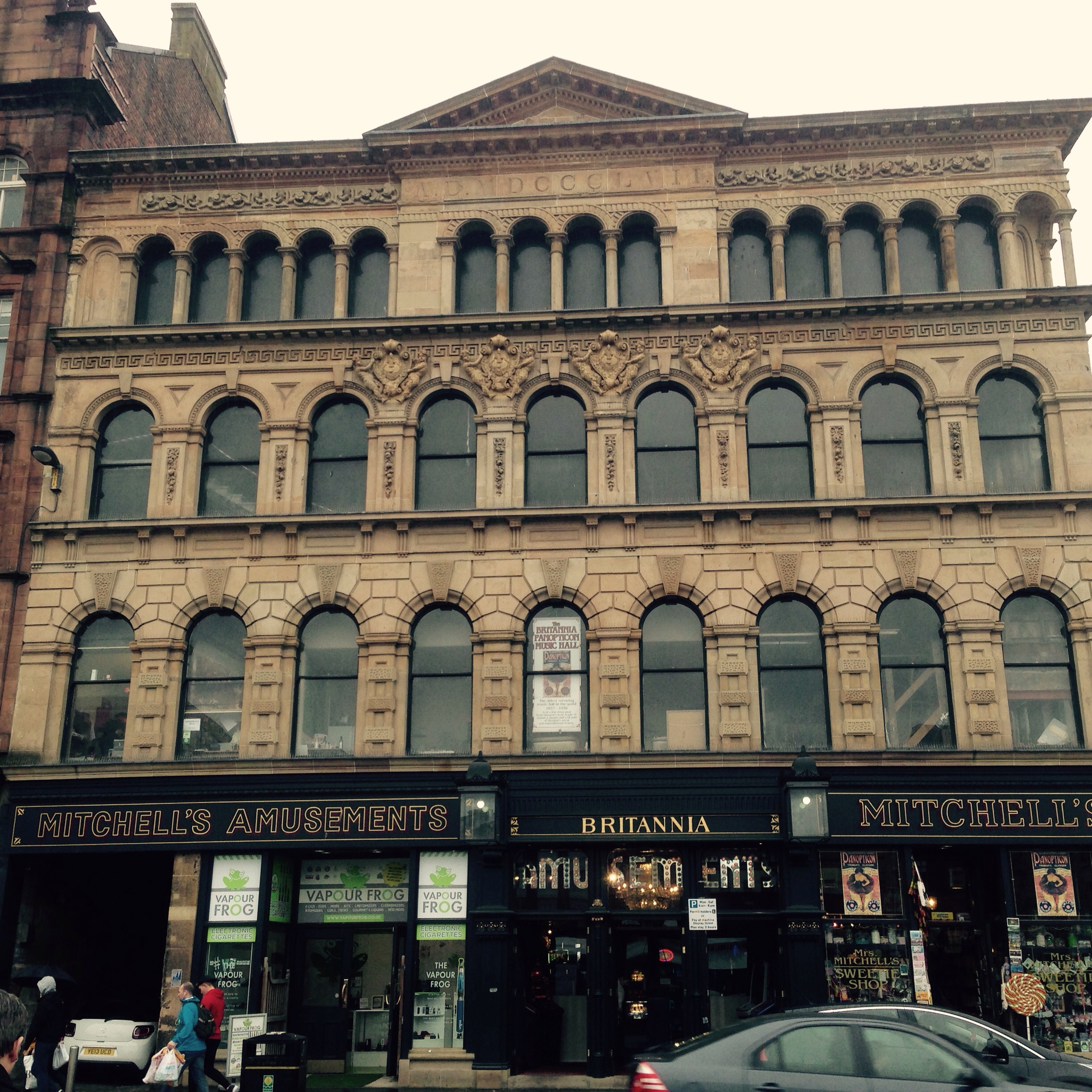 Fig 7 Britannia Panopticon Music Hall, Glasgow, 2016. Photograph by Alistair Duff